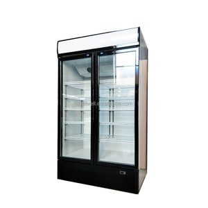 Direct Factory Sales <b>Standing</b> Display Soft Drink Freezer Refrigerator With Glass <b>Door</b> Cool Climate Cooling HAC-330 400L Cool - Product Image 5