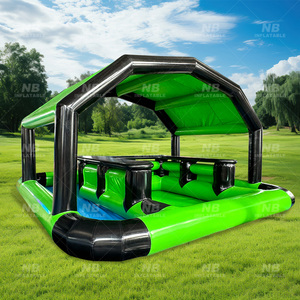Opblaasbare buitenbar voor in de tuin, PVC zwembadbar, op maat gemaakte drinktent, grote opblaasbare pubbar met zitplaatsen voor feesten - Product Image 5