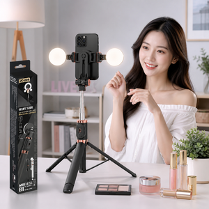 ขาตั้งกล้องเซลฟี่ JC-20S แบบ Heavy Duty ขนาด 1650 มม. ทำจากสแตนเลส เหมาะสำหรับการถ่ายภาพกลางแจ้ง - Product Image 4
