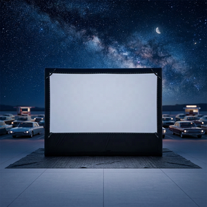 Pantalla Inflable para Cine al Aire Libre, Pantalla de Proyección Instantánea de 40 pies para Cine en Exteriores - Product Image 1