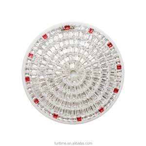 Nouveau design de cadran de montre VVS en moissanite avec logo personnalisé Accessoires et pièces de montre violette de luxe - Product Image 1