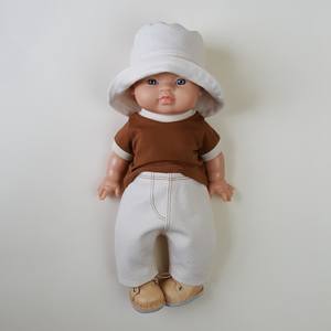 Ensemble deux pièces pour l'été, pull à manches courtes, haut et Short, tenue de poupée <span class=keywords><strong>Minikane</strong></span> - Product Image 6