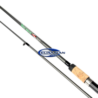 Canne à pêche spinning en fibre de verre, lot de 2, prix de gros avantageux, 10-30g, 1.80m, 6ft, canne à pêche spinning Weihai Factory