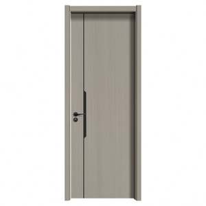 Porte intérieure contemporaine à prix réduit pour la décoration en contreplaqué, portes de chambre intérieures bon marché - Product Image 6