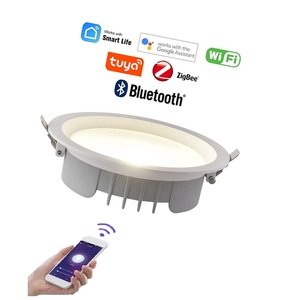 ホット販売工場価格省エネ新しいLedダウンライト18W調光可能調整可能9W2.4Gワイヤレスコントロール6インチLedダウンライト