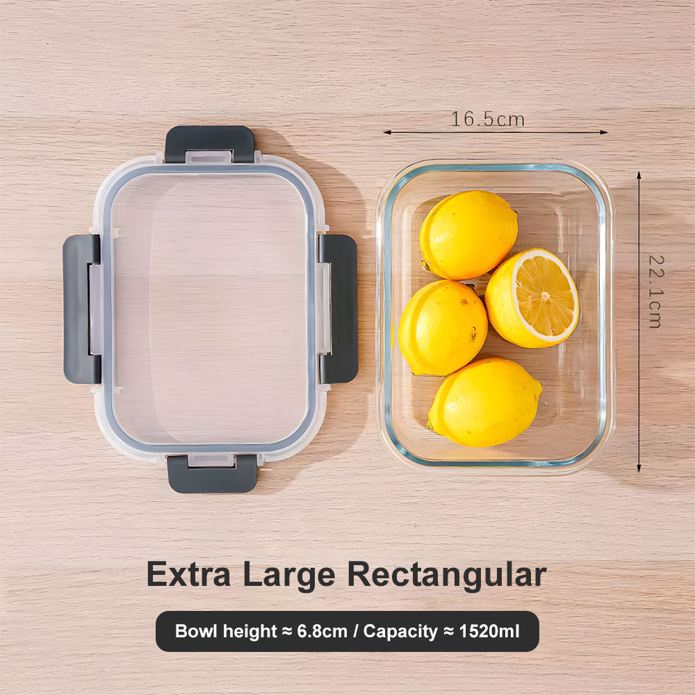 สี่เหลี่ยมผืนผ้า 1520ml