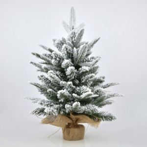 Árbol de Navidad de Escritorio Pequeño con Piñas y Frutos Rojos con Luces LED - Product Image 4