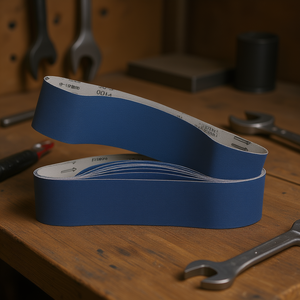 Bandes abrasives P100 bleues pour le ponçage du métal et du bois - Product Image 3