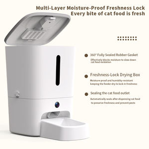 Comedero Inteligente para Mascotas con Cámara HD, Control por Aplicación Tuya, WIFI, Temporizador Automático, 6L, Calidad Superior de Fábrica - Product Image 6