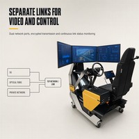 Penjualan Panas Stasiun Operator Jarak Jauh 5G Kokpit Teleoperasi untuk Excavator, Truk Pengangkut, dan Loader Pertambangan
