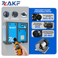 Compresseur d'air à vis à vitesse fixe ZAKF 30HP 22KW, moteur et roulement refroidis par air, 50/60Hz, tension ODM