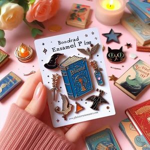 Badges littéraires personnalisés par thème de livre, cadeaux culturels et créatifs pour librairies, récompenses de lecture, épingles pour les amoureux des livres - Product Image 4