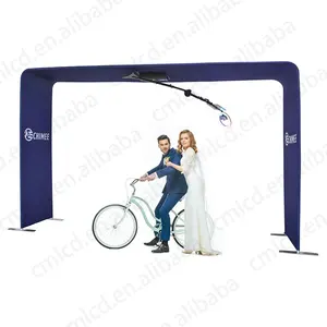 Photo Booth Factory Price 360 Photobooth Overhead Video Spinner Support Phone Smart Touch Pad Dslr Camera 360 Kiosk Photo Booth