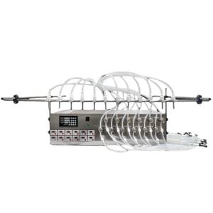 Máquina de Llenado de Líquidos Semiautomática con Bomba Magnética de 12 Boquillas para Bebidas, Miel, Cerveza, Crema, Alcohol, Leche, Cosméticos, Enjuague Bucal - Product Image 6