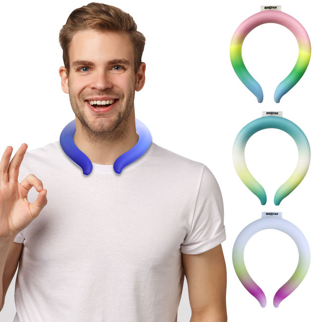 Cheap Price More Colors Ice Neck Ring More Color Patterns Neck Cooling Ring PCM Beautiful Neck Cooler
