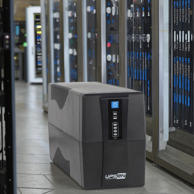 Single-Phase Offline UPS 650VA-1200VA with Battery Backup & Surge Protection for Computer Home Office Electronics