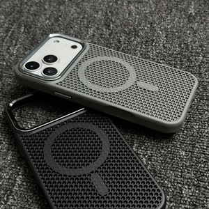 เคสโทรศัพท์แม่เหล็กด้านกระจายความร้อนรังผึ้งสำหรับ <span class=keywords><strong>iPhone</strong></span> 17 PRO MAX เคสโทรศัพท์สำหรับ <span class=keywords><strong>iPhone</strong></span> 12 13 14 PLUS 16 - Product Image 4