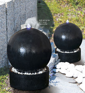 Fuente de agua exterior de poliresina para perro y barril de madera, con bomba Solar, Fuente de Fuente, Zimmer brunnen, Fonte, Fontaine - Product Image 2