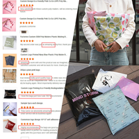 Enveloppes postales auto-adhésives robustes, résistantes aux déchirures, sacs d'expédition express en plastique pour la livraison de vêtements et de chaussures en e-commerce