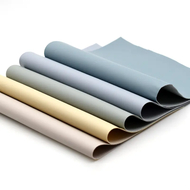 Alta qualità della fabbrica di cuoio riciclato PVC pelle sintetica per divani decorativi tessuto in ecopelle rotolo
