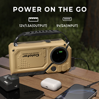 Démarreur portable 12V ABS et gonfleur de pneus avec moniteur de pression des pneus, haut-parleur Bluetooth, 150 PSI max