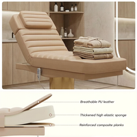 Fauteuil de Podologie Électrique Chauffant de Luxe pour Salon de Spa, Traitement Esthétique, Soin du Visage, Lit de Beauté pour Cils, Table de Massage