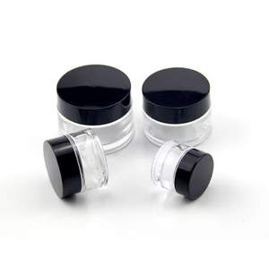 Frascos de Vidrio Negro de Alta Calidad de 3ml, 5ml y 9ml, Redondos, a Prueba de Niños, Transparentes, para Crema Cosmética para Ojos - Product Image 4