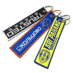 Llavero Personalizado con Etiqueta de Vuelo, Etiquetas para Equipaje de Tripulación de Cabina, <span class=keywords><strong>AIRBUS</strong></span> A320, Llavero con Bordado en Tela - Product Image 3