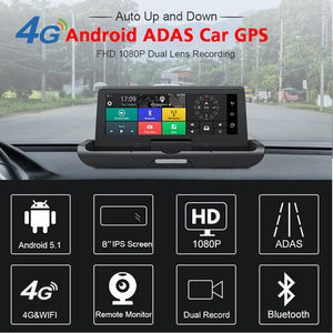 4G ADAS רכב <span class=keywords><strong>DVR</strong></span> 7.84 ''לוח מחוונים אנדרואיד WiFi GPS Navigator כפול עדשת מצלמת דאש רכב וידאו מקליט Rearview מצלמה MT785 - Product Image 3