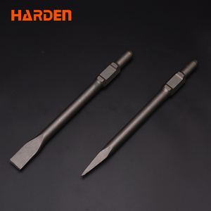 Juego de cinceles eléctricos para carpintería de madera plana y punta hexagonal de 30X410mm de acero de aleación de cromo personalizado profesional HARDEN - Product Image 1