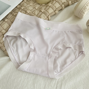 Pantalones de punto de seda helada para mujer, diseño personalizado, tiro medio, estilo hipster, para uso diario, lisos, a la moda, súper delgados, elásticos, sexys, cómodos y transpirables. - Product Image 3