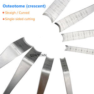 Beenbeitel Rvs Osteotoom 10Mm-25Mm Osteotoom Rechte Gebogen Orthopedie Instrumenten - Product Image 4