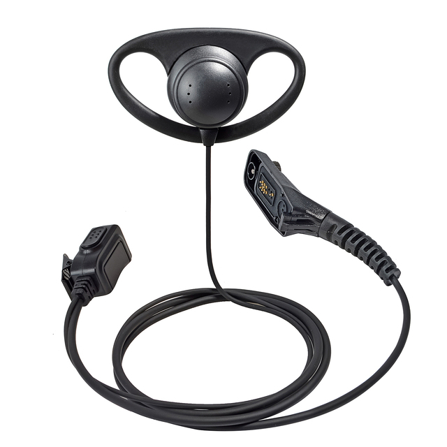Two Way Radio Earphones with PTT MIC Coil Design Headset for Motorola XPR 6000 Walkie Talkie