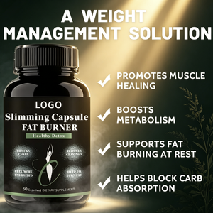 Cápsulas de Suplemento Dietético para Adultos de Marca Privada, Extracto de Garcinia Cambogia y Té Verde, Quemador de Grasa Nocturno - Product Image 6