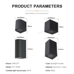 Lampade <span class=keywords><strong>da</strong></span> <span class=keywords><strong>parete</strong></span> moderne semplici impermeabili <span class=keywords><strong>da</strong></span> esterno GU10 in alluminio su e giù lampade <span class=keywords><strong>da</strong></span> <span class=keywords><strong>parete</strong></span> LED <span class=keywords><strong>faretti</strong></span> <span class=keywords><strong>da</strong></span> giardino a <span class=keywords><strong>parete</strong></span> - Product Image 6