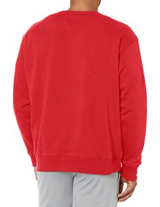 Vintage Embroidery Custom Logo Sweatshirts Long Sleeves Crewneck Pullover <b>Red</b> <b>Hoodies</b> with 3D Print ODM Supply for Autumn Season - Product Image 5