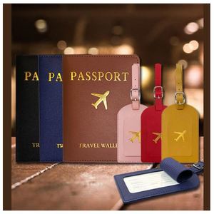Fundas para Pasaportes de Cuero PU para Parejas, Sublimables, al por Mayor, con Etiqueta para Equipaje, Regalo de Viaje - Product Image 6