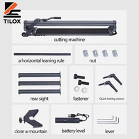 Machine de découpe de carreaux TILOX de qualité industrielle, vente chaude OEM, avec guide laser 800/1200/1600/1800 mm pour la décoration de carreaux en céramique et porcelaine