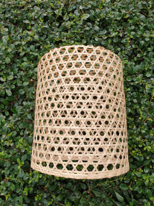 Handmade Bamboo Hanging Lamp Cylinder Rattan <b>Light</b> Shade Asian Pendant <b>Light</b> Home Decor Vietnam Factory Supply - Product Image 3