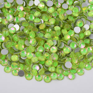 Usine En Gros Neige Opale Cristal Pierres Cristaux De Verre Dos Plat Non Hotfix Strass pour Robe Décoration - Product Image 4