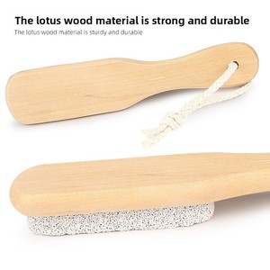 Cepillo <span class=keywords><strong>de</strong></span> piedra pómez cuadrado <span class=keywords><strong>de</strong></span> una sola cara con mango <span class=keywords><strong>de</strong></span> madera <span class=keywords><strong>de</strong></span> hemlock, dispositivo <span class=keywords><strong>de</strong></span> goma <span class=keywords><strong>para</strong></span> callos, piedra <span class=keywords><strong>para</strong></span> <span class=keywords><strong>pies</strong></span>, eliminación <span class=keywords><strong>de</strong></span> piel muerta, venta directa <span class=keywords><strong>de</strong></span> fábrica - Product Image 3