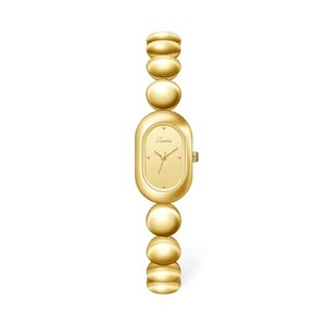 Montre à quartz de luxe pour femme Scottie E9731b, design ovale simple, bracelet en acier inoxydable 9731b, élégance professionnelle et sportive - Product Image 1