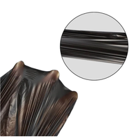 Usine directe taille et style personnalisés t-shirt noir écologique sac à ordures sac poubelle en plastique sacs de doublure de poubelle doublures de poubelle