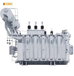 Transformador de distribuição de energia imerso em óleo CEEG marca 63mva 220kv, fábrica na China, transformador industrial tipo óleo