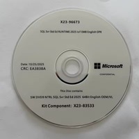 Paket DVD Internet MS SQL Server 2025 Standard Bahasa Inggris Enterprise Web Server 16 Core CAL Aktivasi Online Stok Seumur Hidup