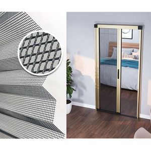 جودة عالية انزلاق الأبواب والنوافذ البوليستر plisse مطوي البعوض شبكة يطير الشاشة - Product Image 6