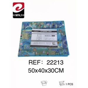 Waterproof Storage Box 50x40x30 Cm With Lid Clothes Organizer - Product Image 3