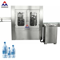 Nouvelle ligne de remplissage entièrement automatique 3 en 1 bouteille PET remplissage d'eau minérale pure machine d'embouteillage équipement usine de production