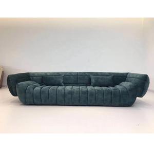 <span class=keywords><strong>Canapé</strong></span> en cuir de vachette moderne en tissu <span class=keywords><strong>nubuck</strong></span>, design italien élégant, mobilier de salon de luxe - Product Image 5
