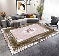 Tapis de salon à prix compétitif, décoration intérieure, tapis de luxe, tapis en velours cristal pour salon